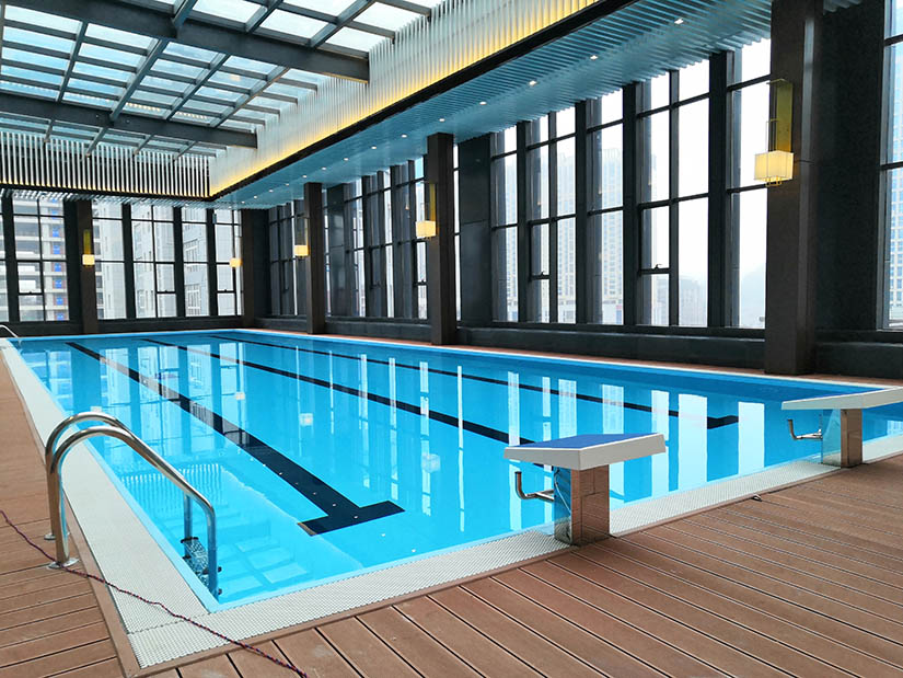 贵州安顺铂瑞兹酒店钢结构恒温泳池工程